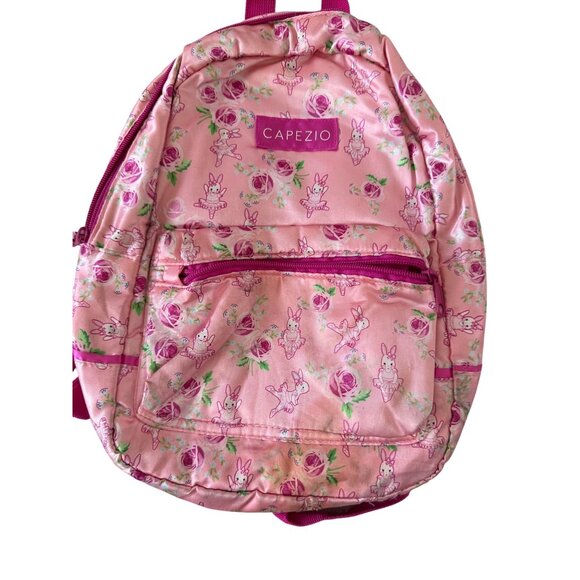 CAPEZIO Girls Ballerina Bunny Pink Backpack - Picture 7 of 8